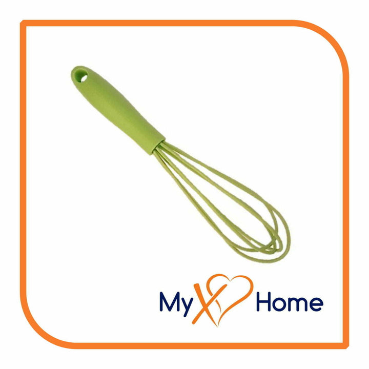 7" Green Silicone Whisk by MyXOHome (1 2 4 or 6 Whisks) Image 8