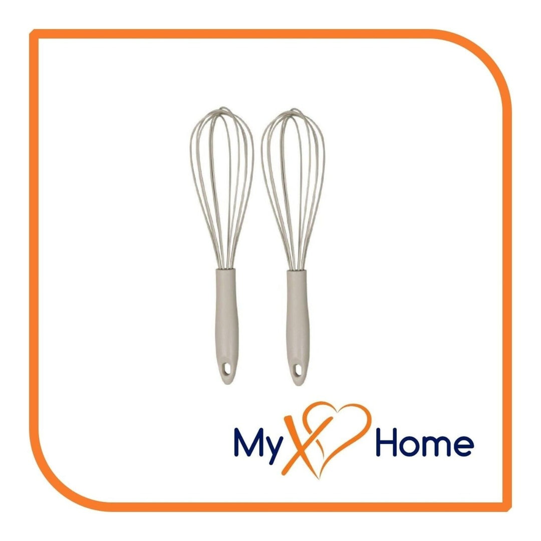 7" Gray Silicone Whisk by MyXOHome (1 2 4 or 6 Whisks) Image 11