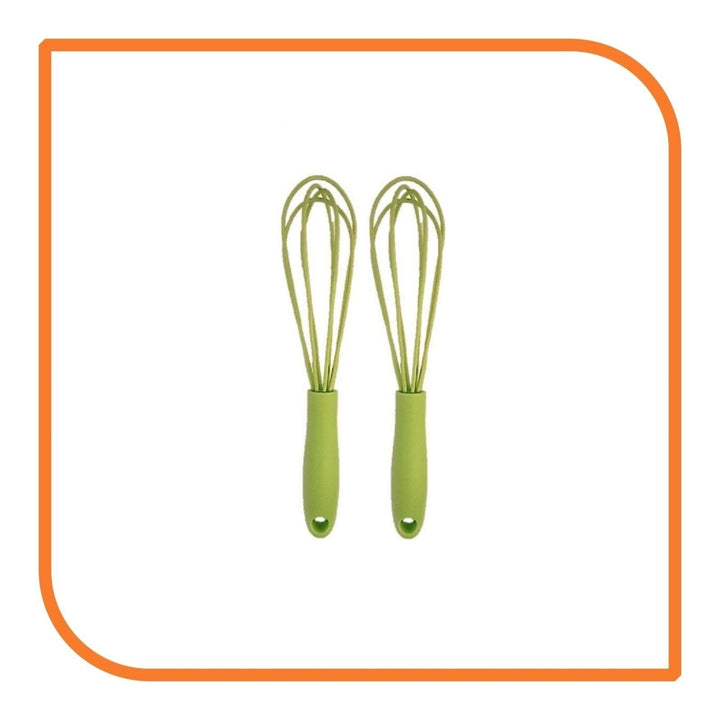 7" Green Silicone Whisk by MyXOHome (1 2 4 or 6 Whisks) Image 12