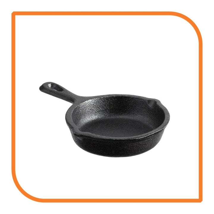 3 1/2" Round Pre-Seasoned Mini Cast Iron Skillet by MyXOHome Image 6