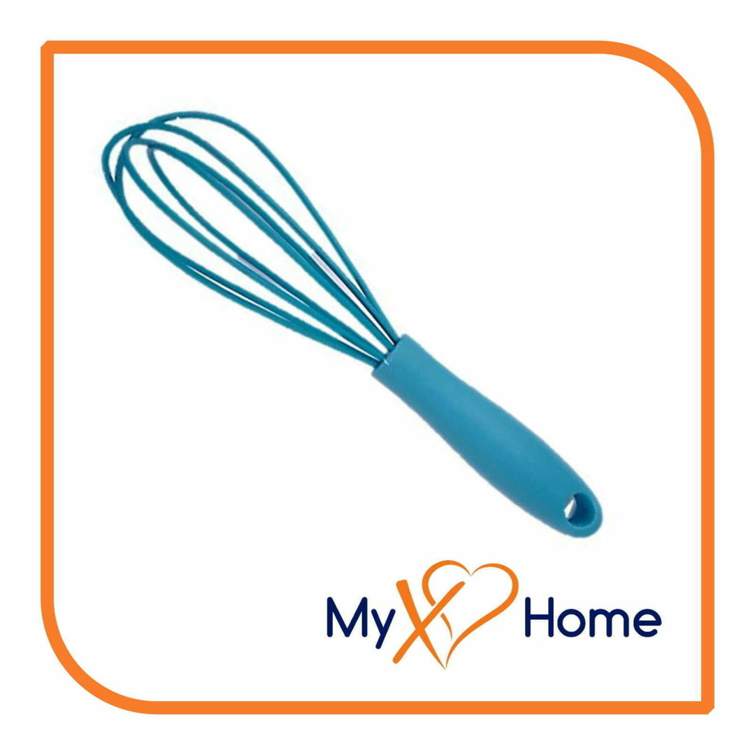 7" Light Blue Silicone Whisk by MyXOHome (124 or 6 Whisks) Image 7