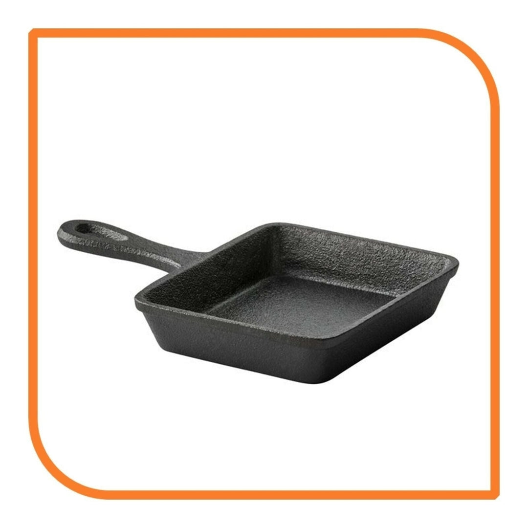 5" x 4" Rectangular Cast Iron Frying Pan / Skillet by MyXOHome Image 6