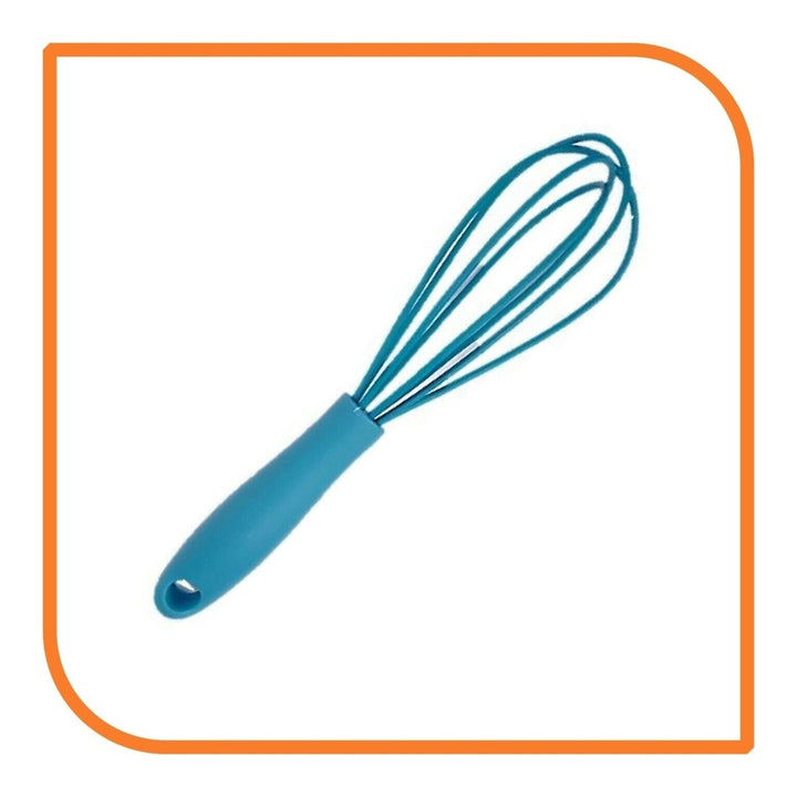 7" Light Blue Silicone Whisk by MyXOHome (124 or 6 Whisks) Image 10