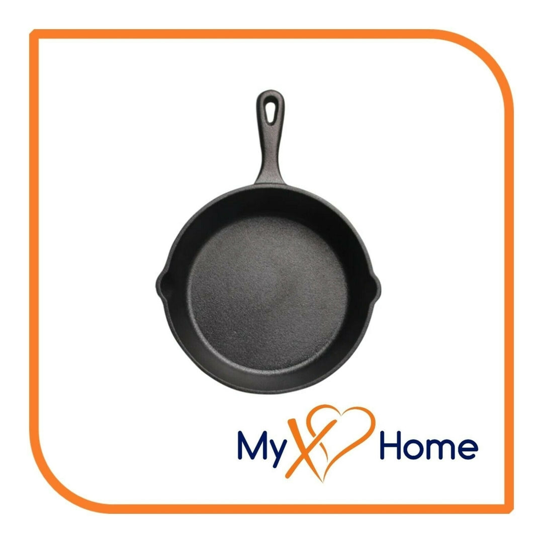 6 1/2" Pre-Seasoned Mini Cast Iron Skillet by MyXOHome Image 4