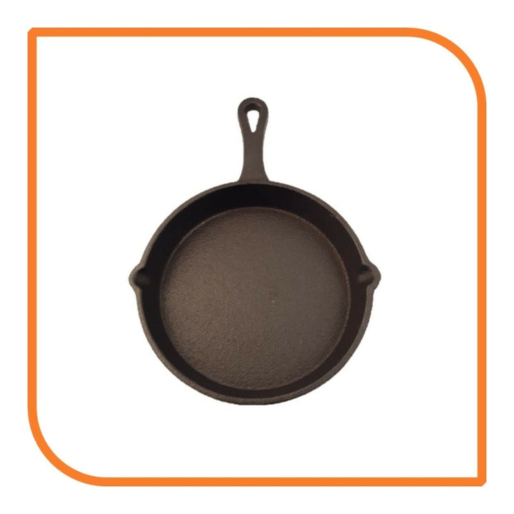 6" Round Cast Iron Frying Pan / Skillet with Handle by MyXOHome Image 6