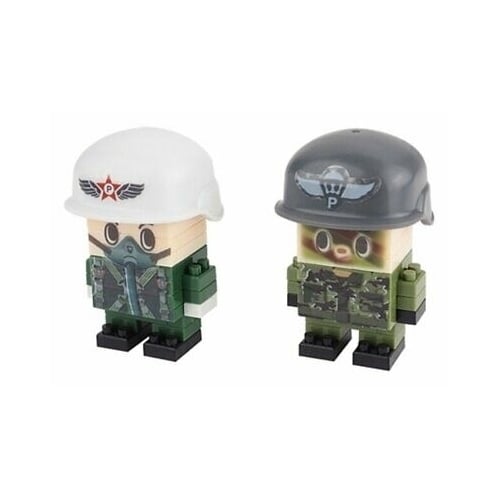 Army and Air Force 2 pcs Petit Block from Daiso Japan Image 1