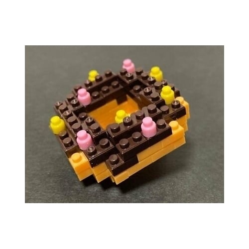 Chocolate Donut Petit Block from Daiso Japan Image 3