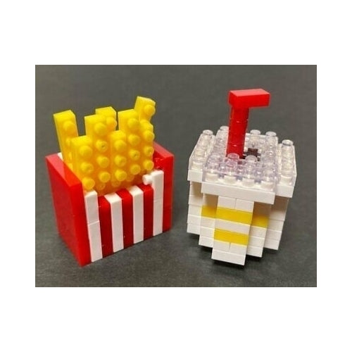French Fries and Drink Petit Block from Daiso Japan Image 1