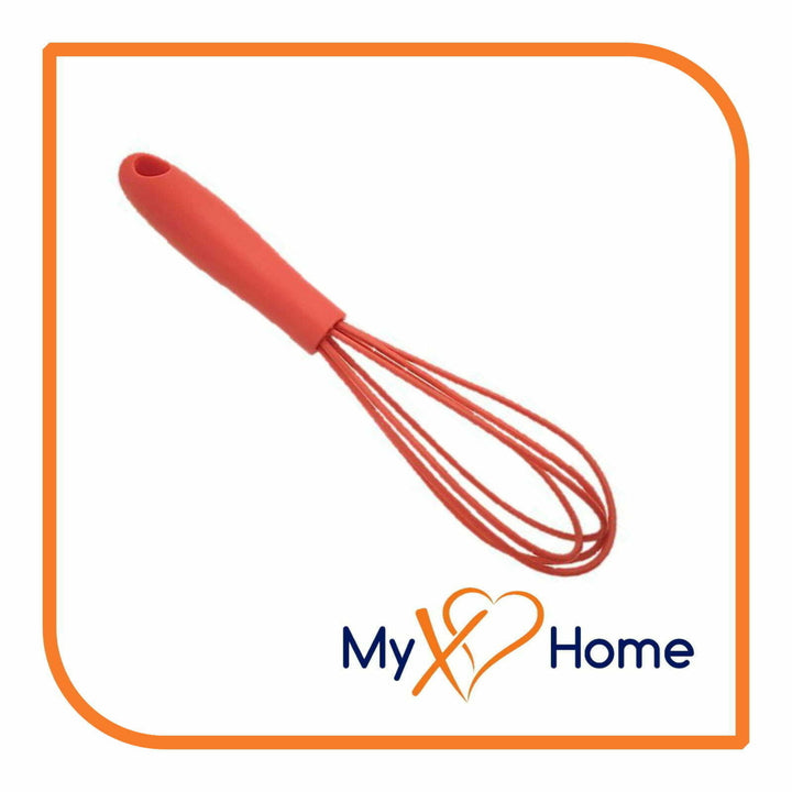 7" Red Silicone Whisk by MyXOHome (124 or 6 Whisks) Image 8