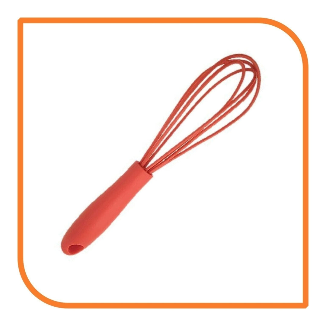 7" Red Silicone Whisk by MyXOHome (124 or 6 Whisks) Image 10