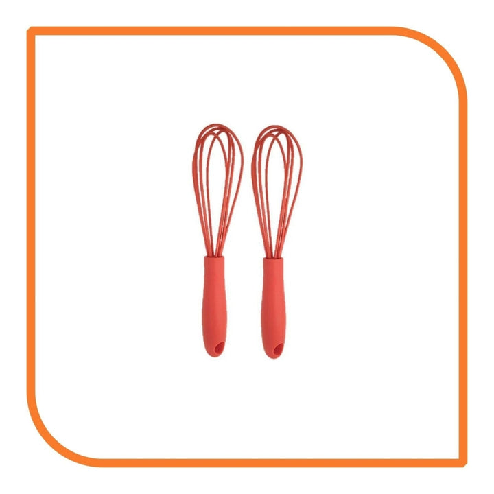 7" Red Silicone Whisk by MyXOHome (124 or 6 Whisks) Image 12