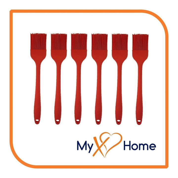 8" Red Silicone Basting Brush by MyXOHome (1 2 4 or 6 Brushes) Image 4