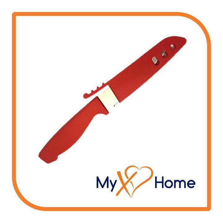 8" Red Silicone Knife by MyXOHome (1 2 4 or 6 Knives) Image 2