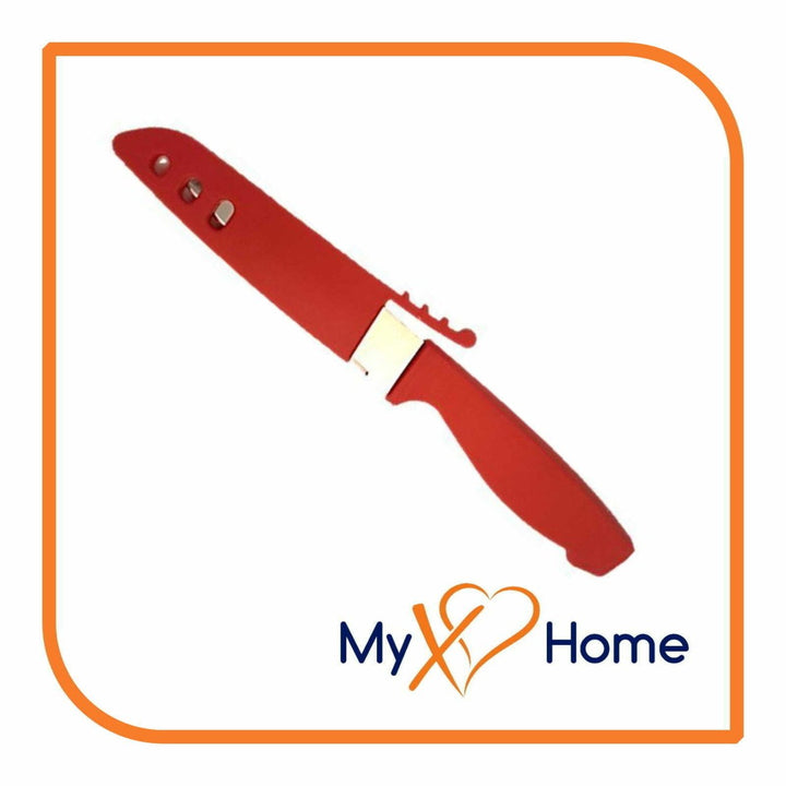 8" Red Silicone Knife by MyXOHome (1 2 4 or 6 Knives) Image 7