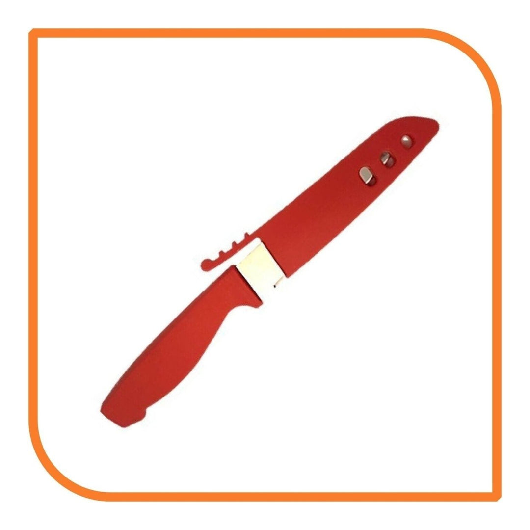 8" Red Silicone Knife by MyXOHome (1 2 4 or 6 Knives) Image 10