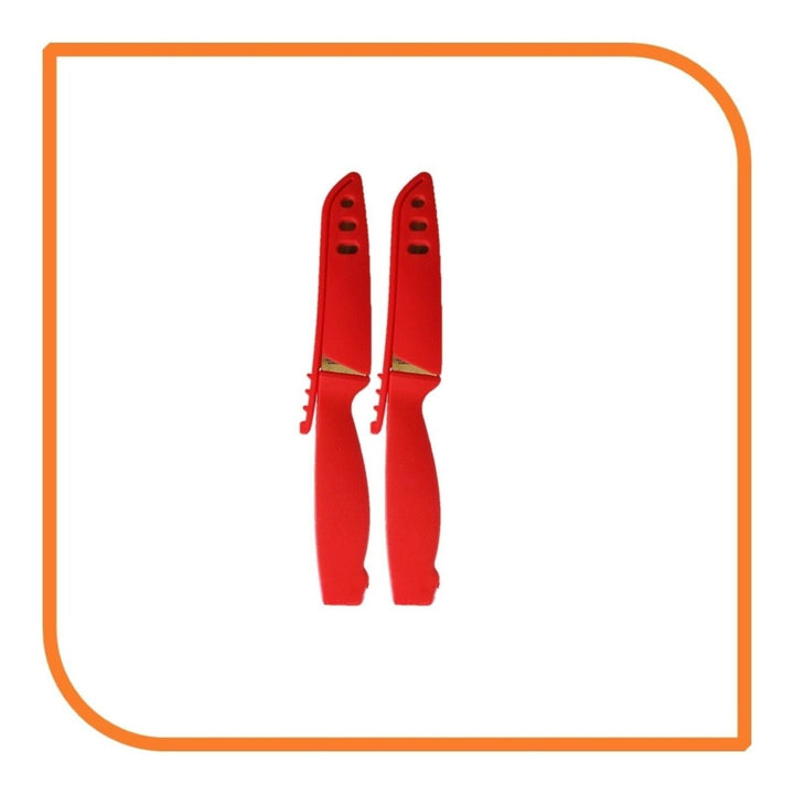 8" Red Silicone Knife by MyXOHome (1 2 4 or 6 Knives) Image 12