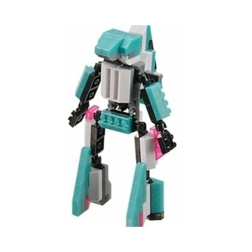 Jet Robot Transformer Petit Block from Daiso Japan Image 1