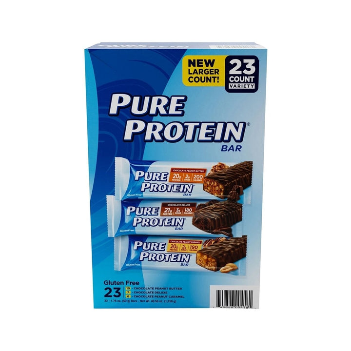 Pure Protein Bars Variety Pack 1.76 Ounce (Pack of 23) Image 1