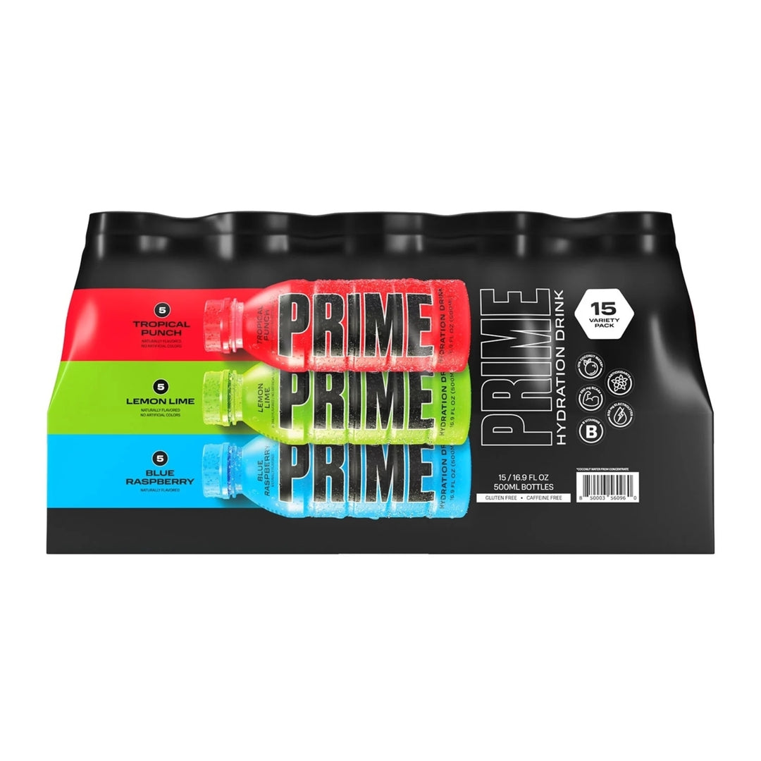 Prime Hydration Drink Variety Pack16.9 Fluid Ounce (Pack of 15) Image 2