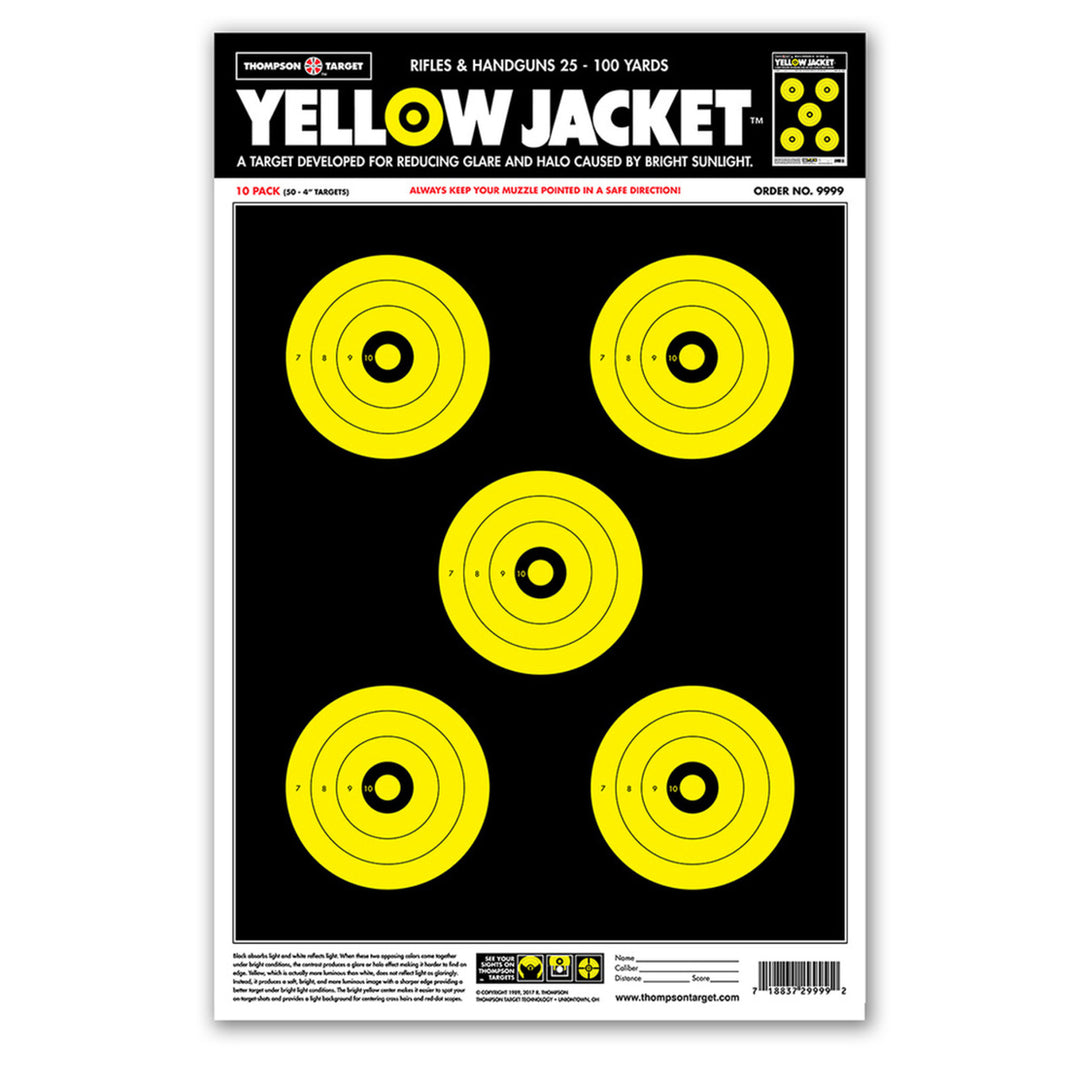 Yellow Jacket 12.5"x19" Paper Shooting Targets (30 Pack) Image 1