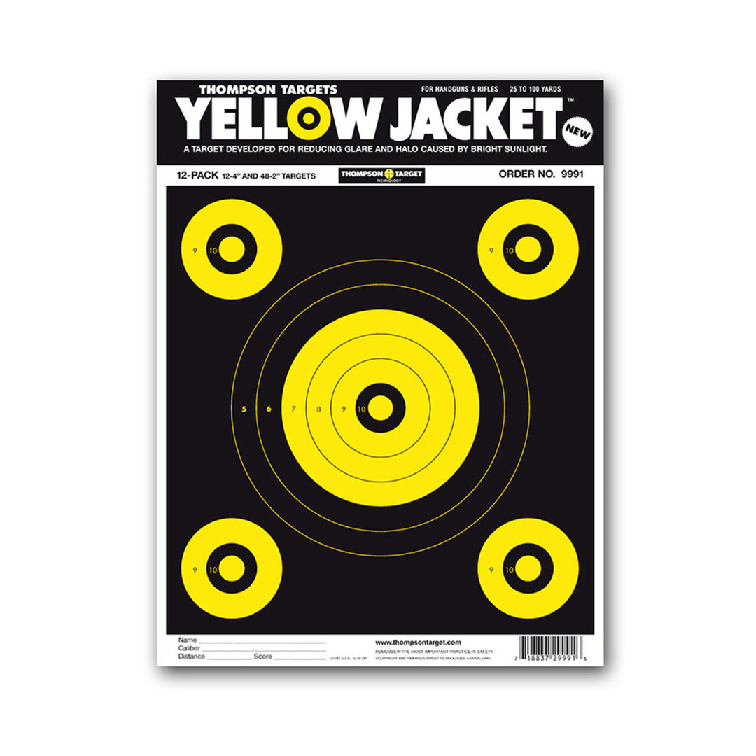 Yellow Jacket Ultra Bright 9"x12" Paper Shooting Targets (60 Pack) Image 1