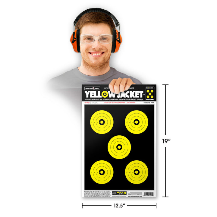 Yellow Jacket 12.5"x19" Paper Shooting Targets (30 Pack) Image 2