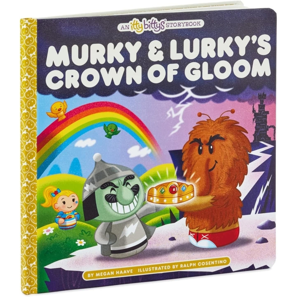 Hallmark itty bittys Murky and Lurkys Crown of Gloom Stuffed Animal and Storybook Set Image 2