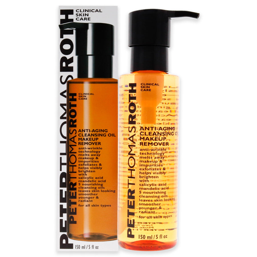 Anti-Aging Cleansing Oil Makeup Remover by Peter Thomas Roth for Unisex - 5 oz Makeup Remover Image 1