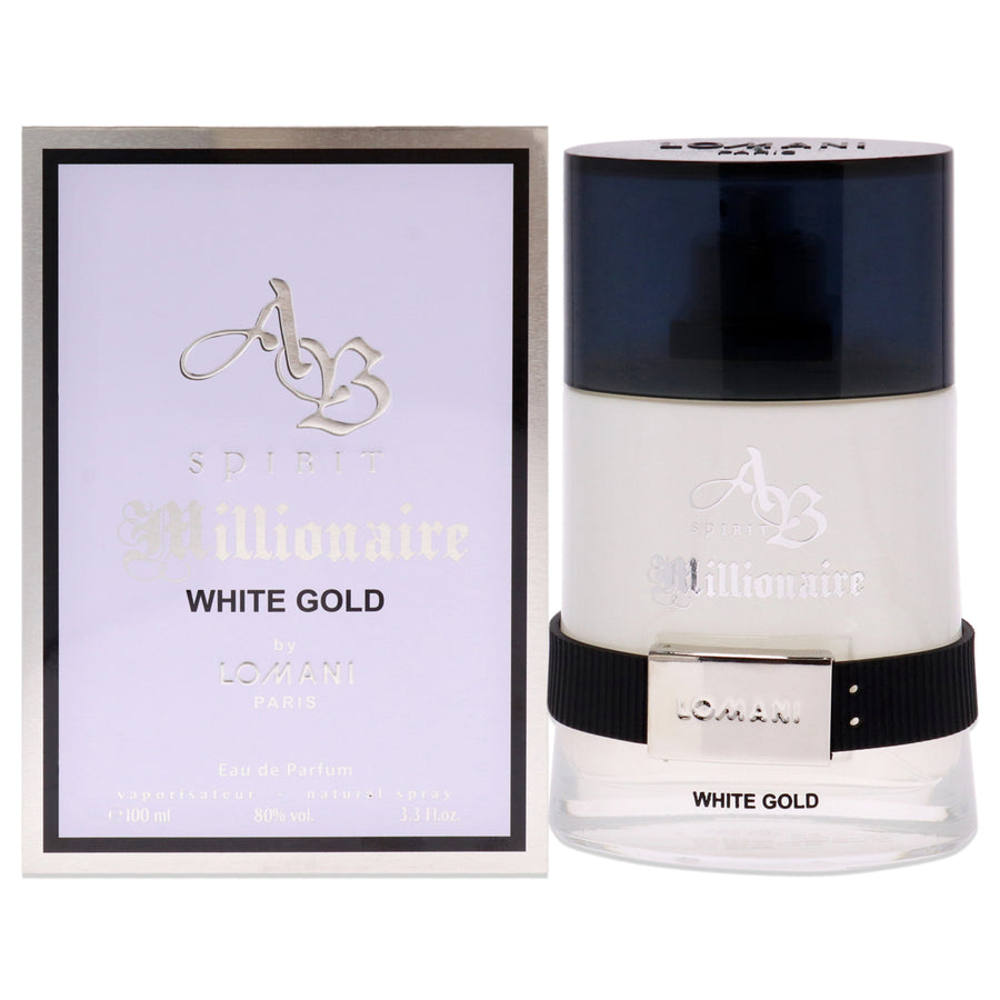 Spirit Millionaire White Gold by Lomani for Men - 3.3 oz EDP Spray Image 1