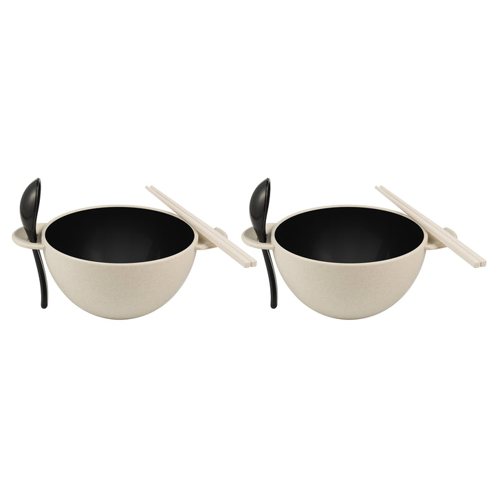 Ozeri Earth Ramen Bowl 6-Piece SetMade from Plant-Derived and Other Natural Materials Image 7