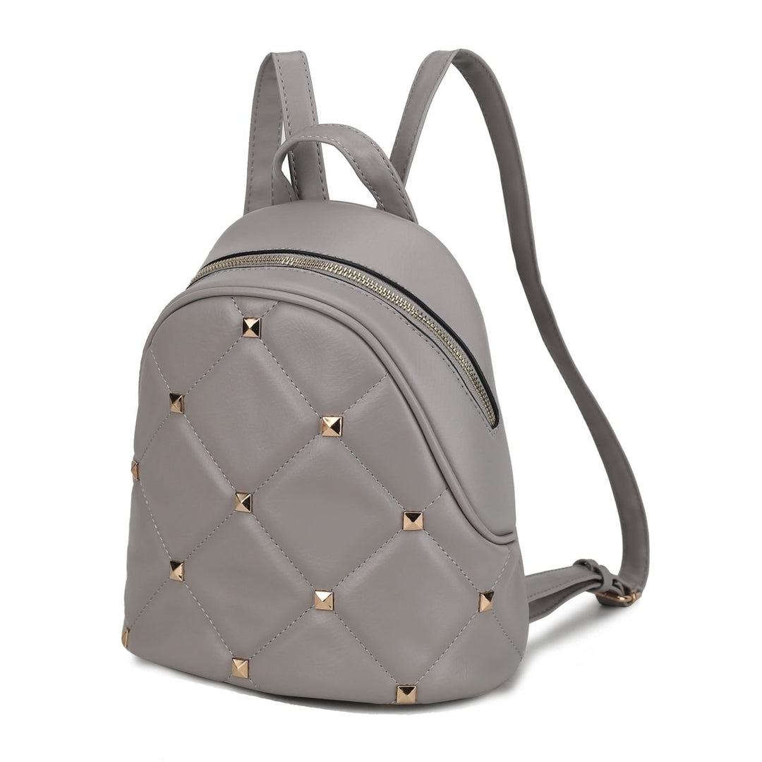 MKF Collection Hayden Backpack for Womens Vegan Leather Multi-Functional Shoulder Bag Medium Daypack by Mia K. Image 1