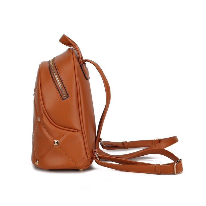 MKF Collection Hayden Backpack for Womens Vegan Leather Multi-Functional Shoulder Bag Medium Daypack by Mia K. Image 10