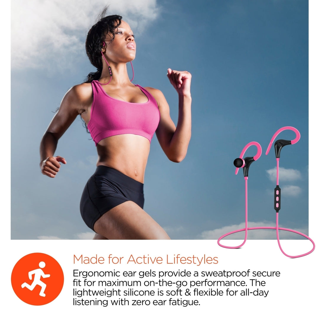 HyperGear Marathon Sport Wireless Bluetooth Earphones (MARPHONES-PRNT) Image 7