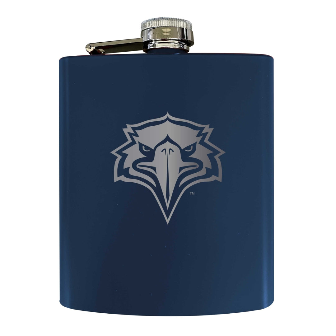 Morehead State University Stainless Steel Etched Flask 7 oz - Officially Licensed Choose Your Color Matte Finish Image 2