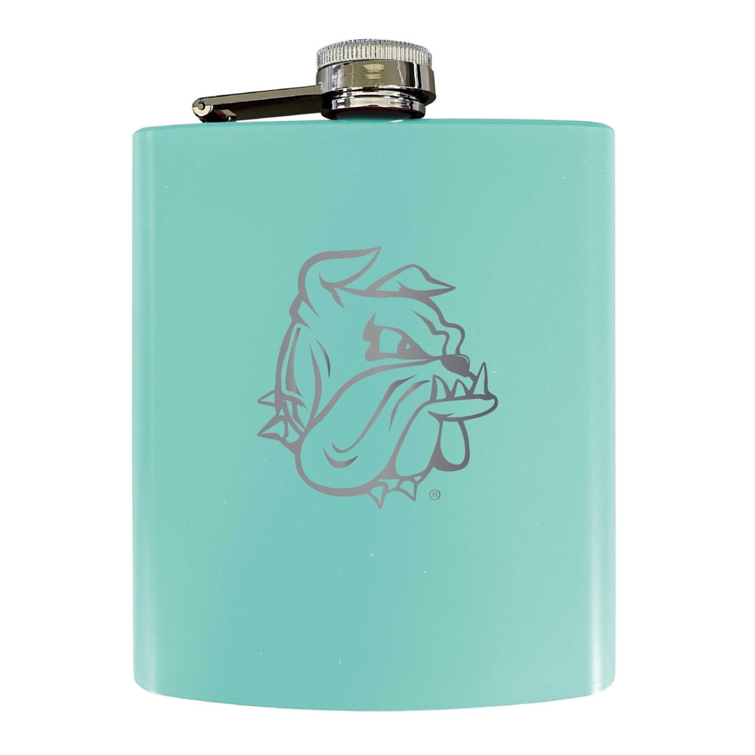 Minnesota Duluth Bulldogs Stainless Steel Etched Flask 7 oz - Officially Licensed Choose Your Color Matte Finish Image 4