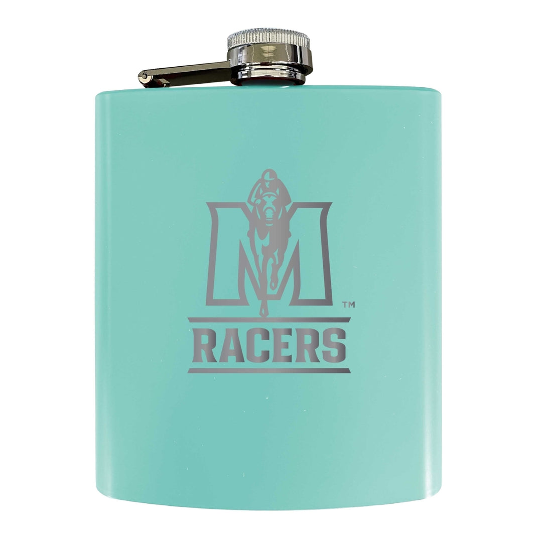 Murray State University Stainless Steel Etched Flask 7 oz - Officially LicensedChoose Your ColorMatte Finish Image 4