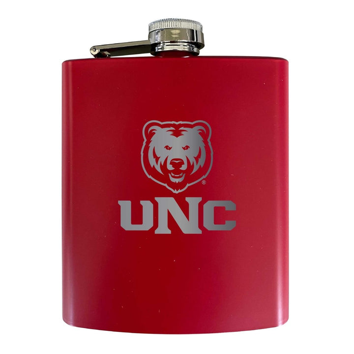 Northern Colorado Bears Stainless Steel Etched Flask 7 oz - Officially Licensed Choose Your Color Matte Finish Image 3