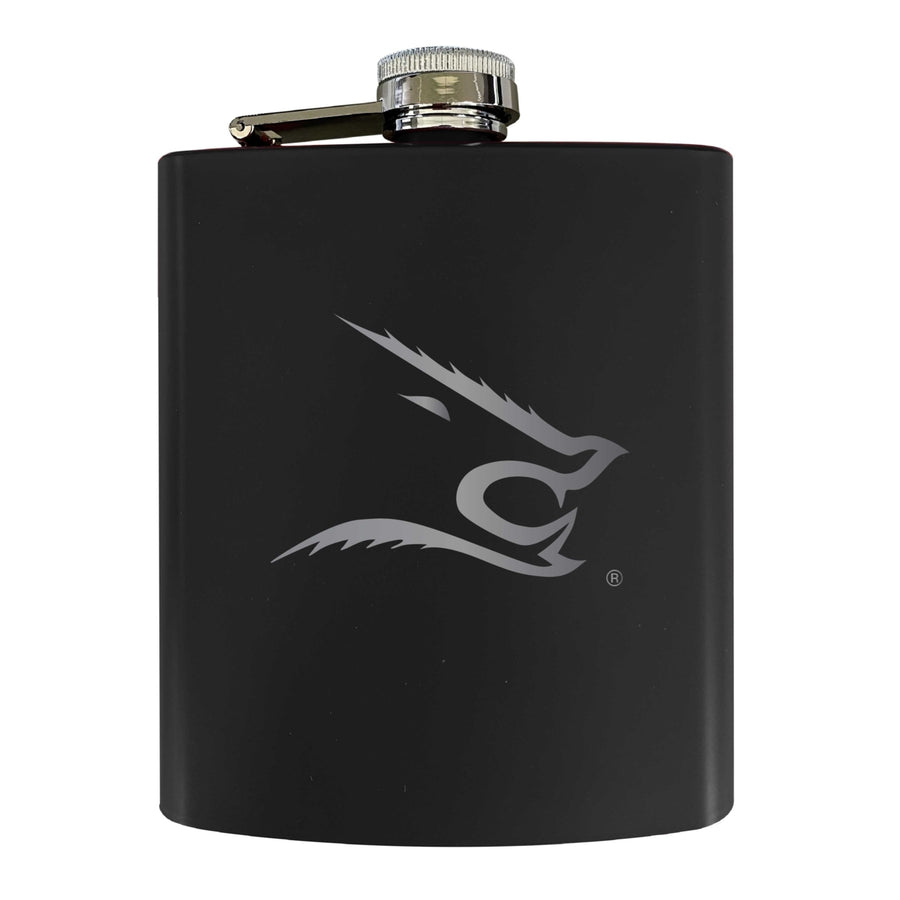 Texas AandM Kingsville Javelinas Stainless Steel Etched Flask 7 oz - Officially LicensedChoose Your ColorMatte Finish Image 1