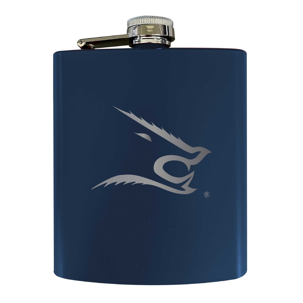 Texas AandM Kingsville Javelinas Stainless Steel Etched Flask 7 oz - Officially LicensedChoose Your ColorMatte Finish Image 2