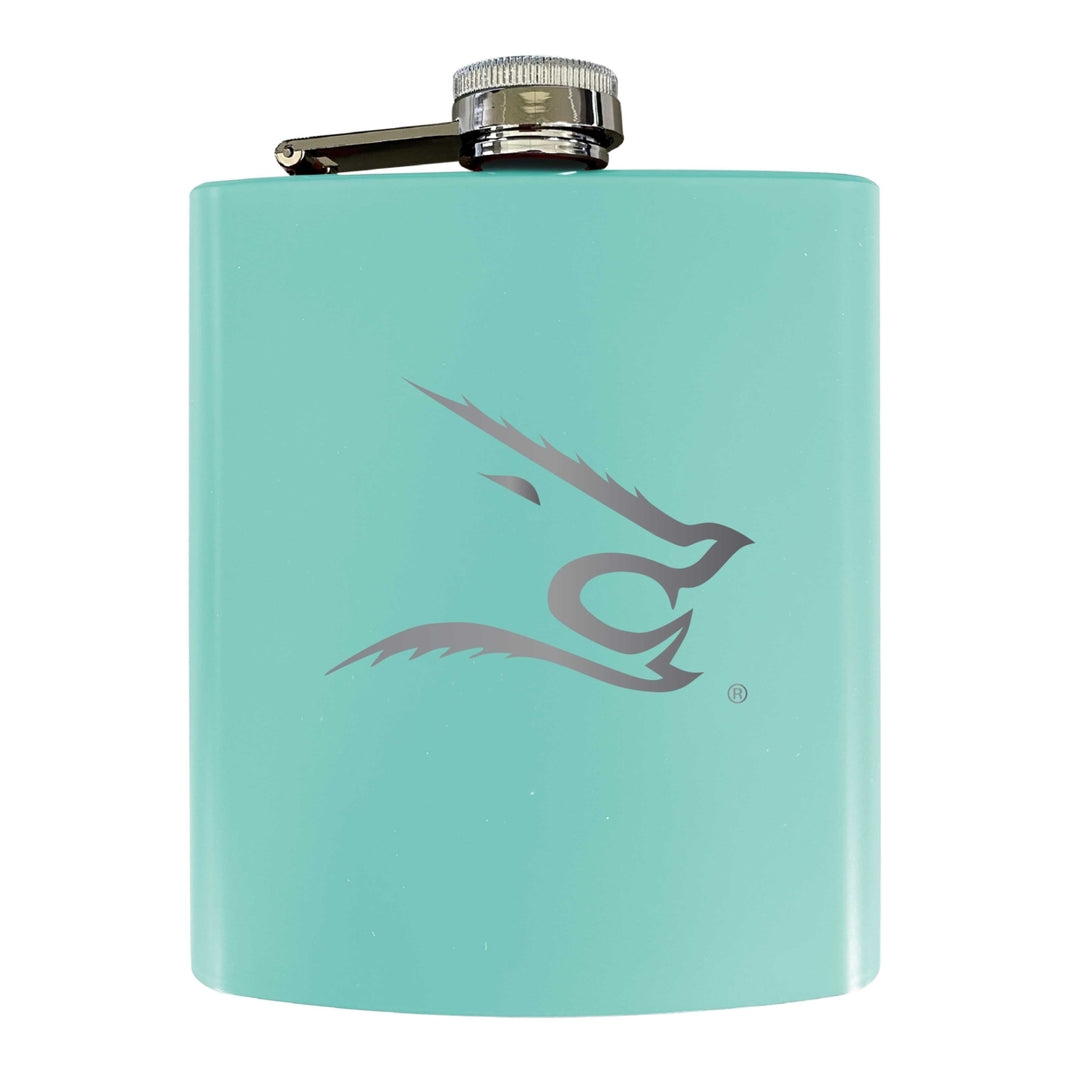 Texas AandM Kingsville Javelinas Stainless Steel Etched Flask 7 oz - Officially Licensed Choose Your Color Matte Finish Image 4