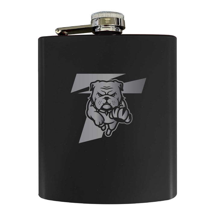 Truman State University Stainless Steel Etched Flask 7 oz - Officially Licensed Choose Your Color Matte Finish Image 1