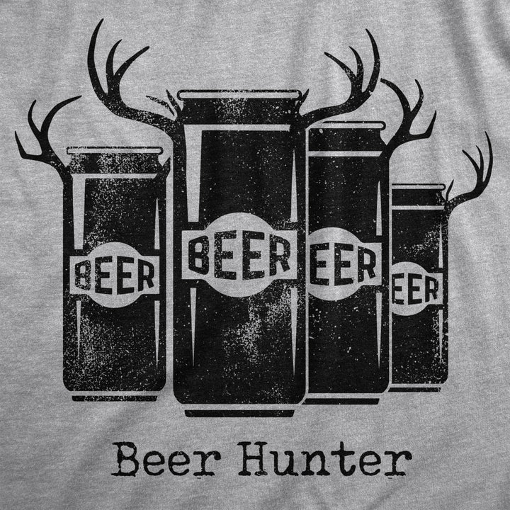 Womens Beer Hunter T Shirt Funny Sarcastic Drinking Deer Hunting Joke Novelty Tee For Ladies Image 2