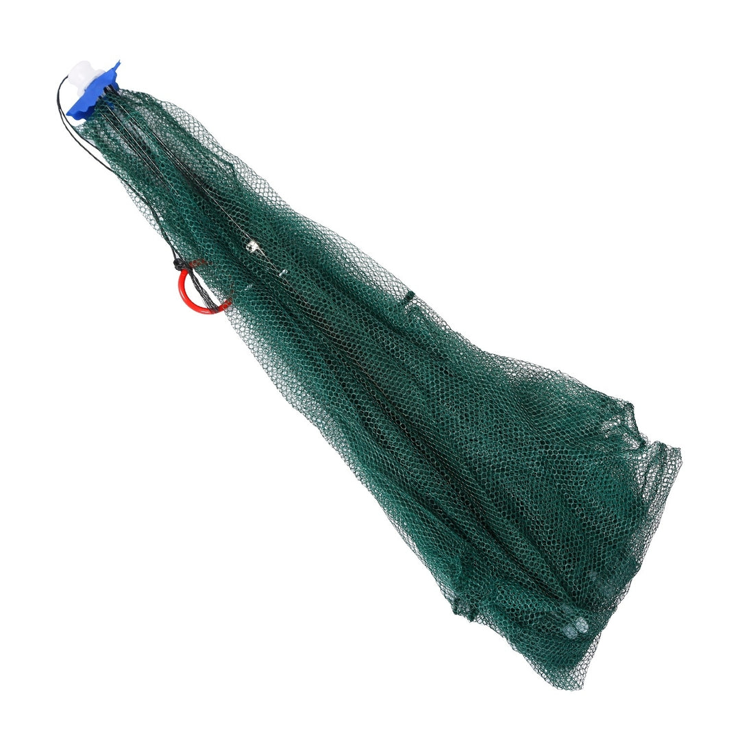 Foldable Fishing Bait Trap Net Automatic Contraction Green 95x95x40cm Nylon Image 8