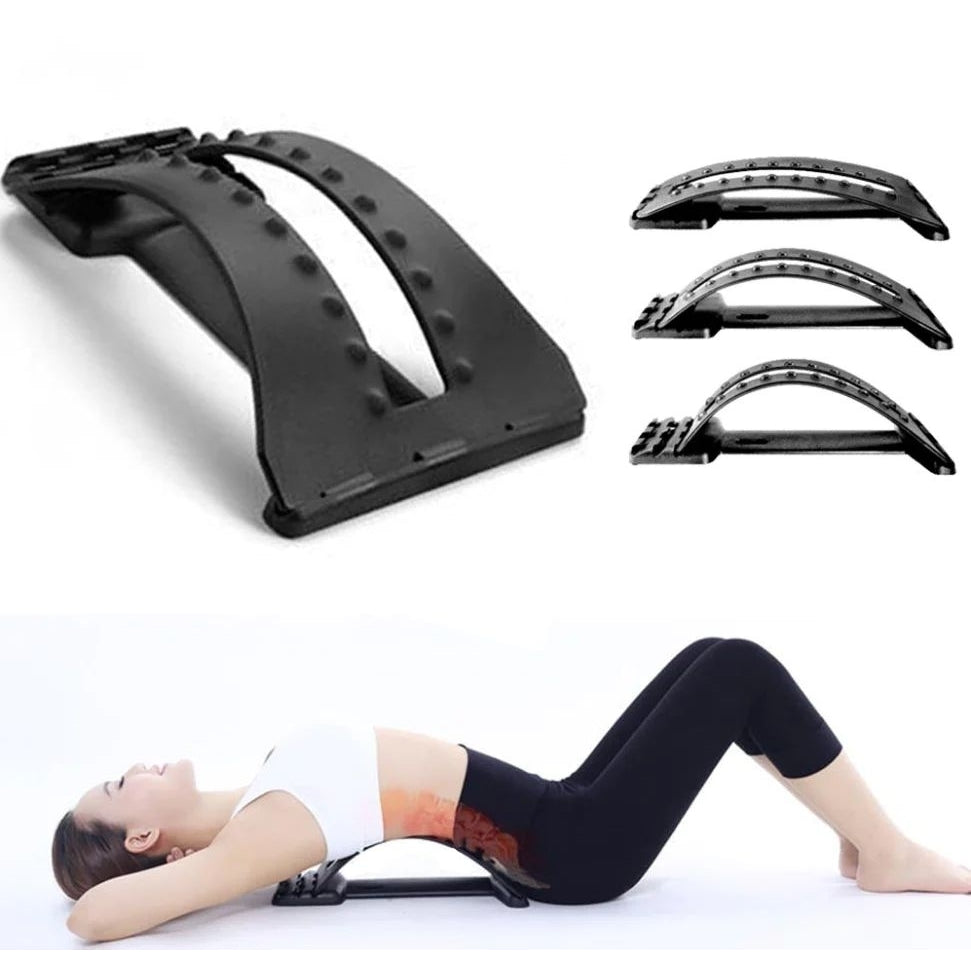 Back Massage Multi-Level Stretching Device Lumbar Stretcher Spinal Support for Upper and Lower Back Muscle Pain Back Image 6