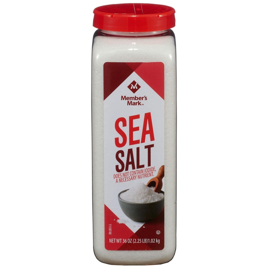 Members Mark Sea Salt (36 Ounce) Image 1