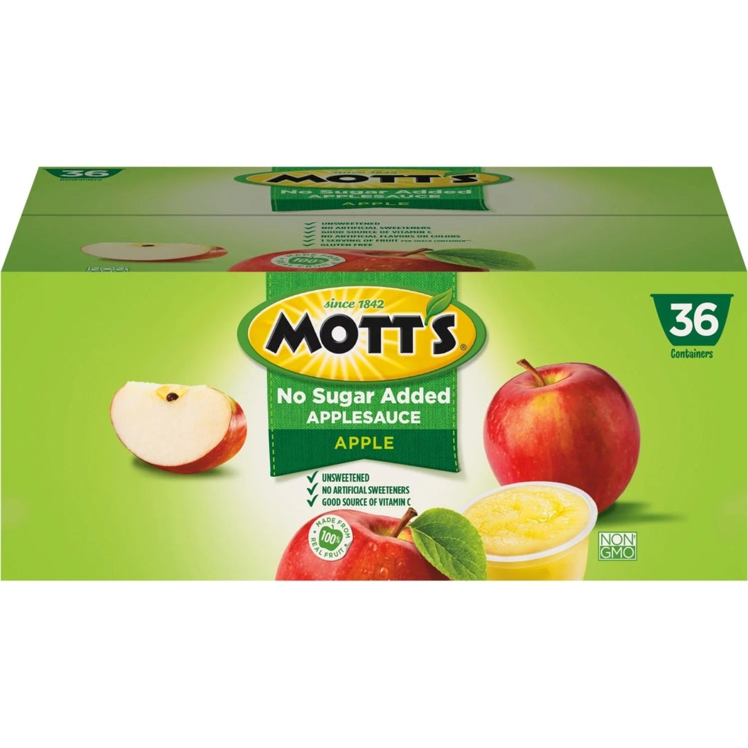 Motts Natural Applesauce (3.9 Ounce ea. 36 Count) Image 1