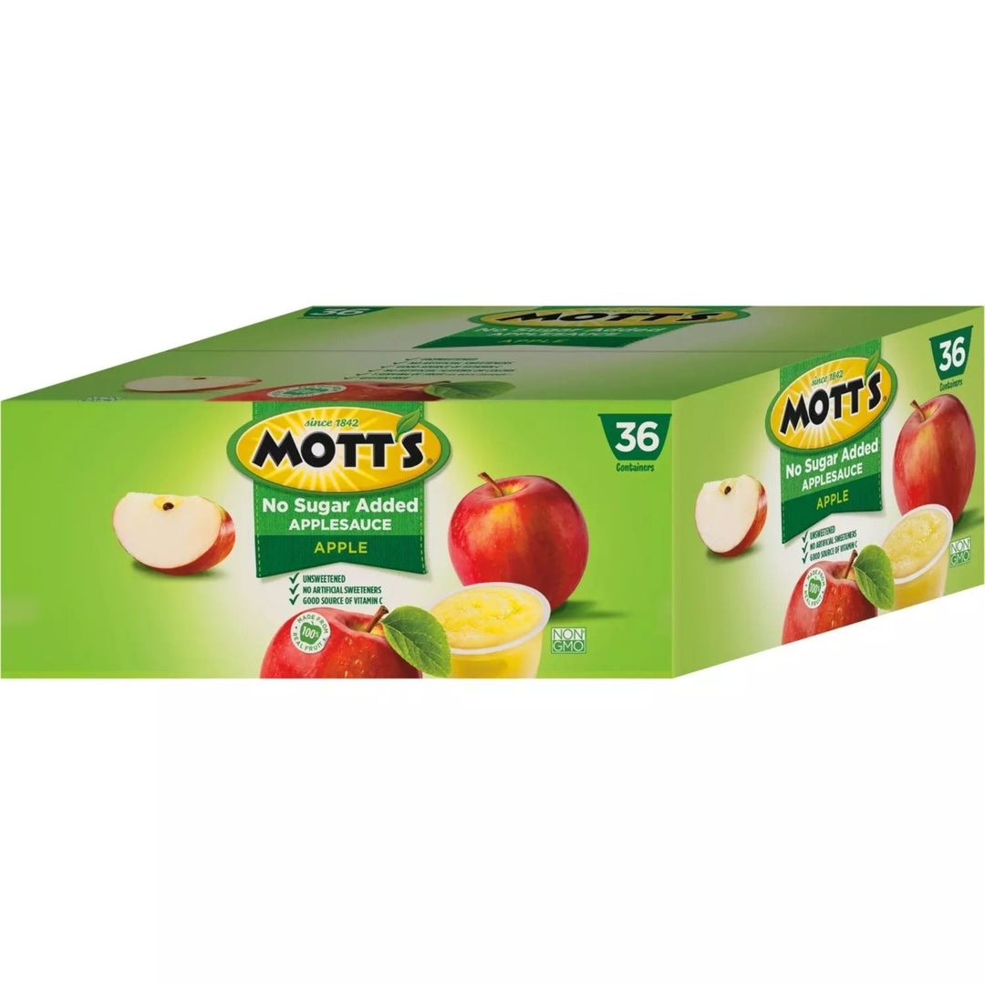 Motts Natural Applesauce (3.9 Ounce ea. 36 Count) Image 3