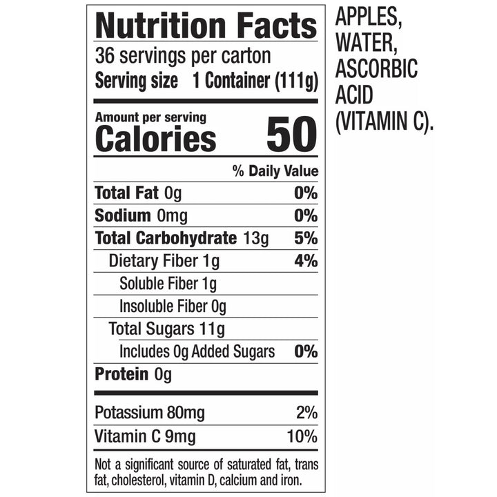 Motts Natural Applesauce (3.9 Ounce ea. 36 Count) Image 4