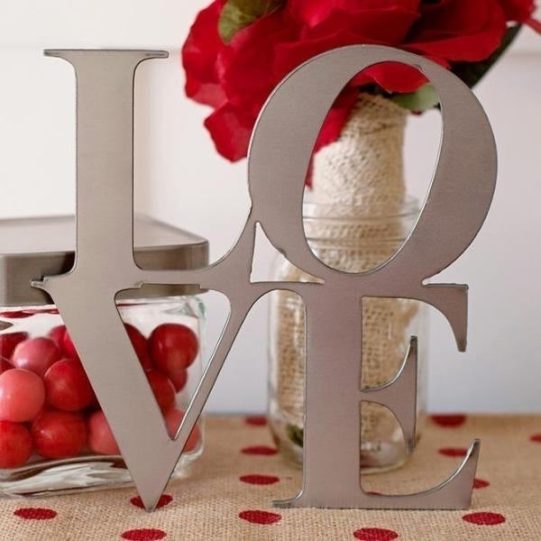 Love Letters Sign - Wedding Decorations Love Sign Personalized for Couples Image 1