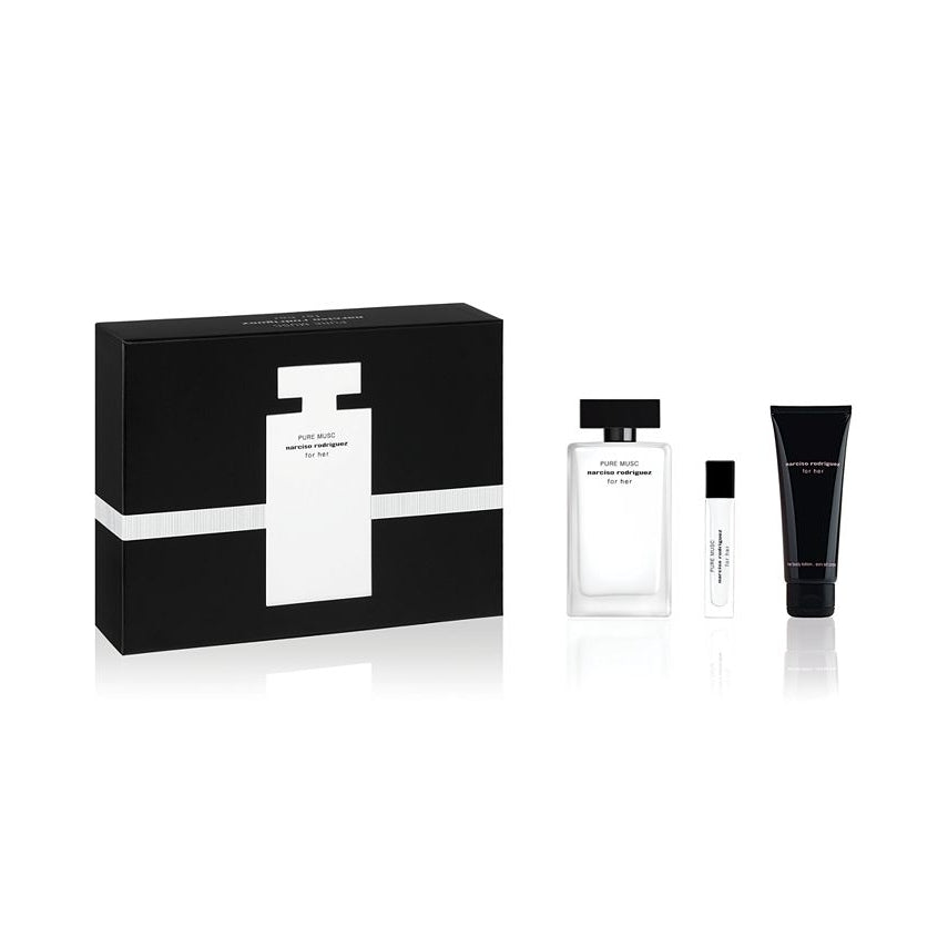 GIFT/SET NARCISO RODRIGUEZ FOR HER PURE MUSC 3 PCS  3. By NARCISO RODRIGUEZ For WOMEN Image 1